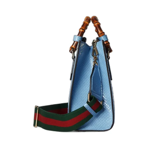Gucci Diana small python tote bag