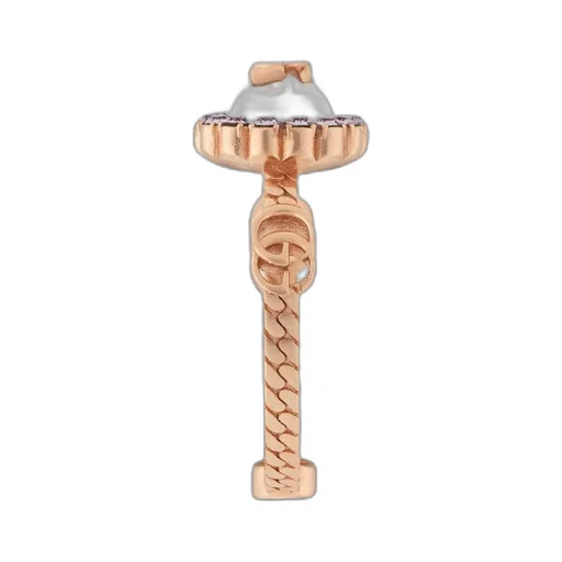 Double G flower ring