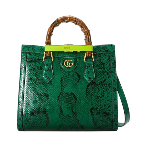 Gucci Diana python small bag