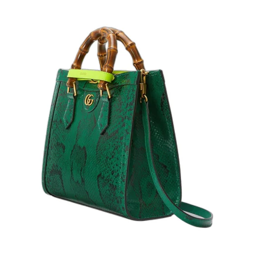 Gucci Diana python small bag