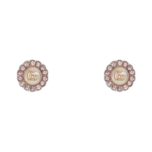 Double G flower stud earrings