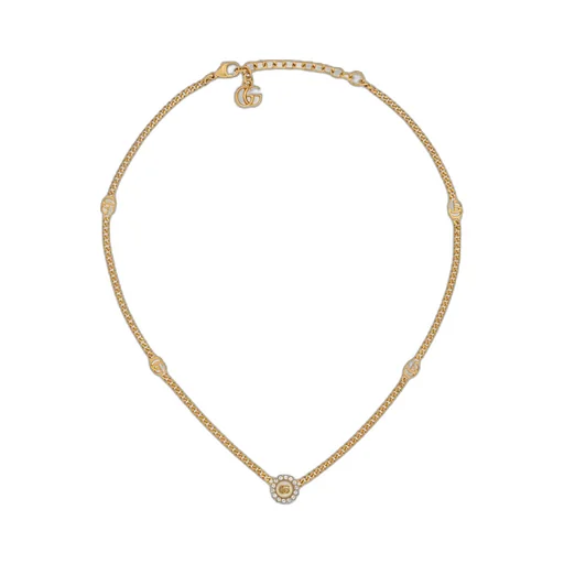 GG Marmont Double G flower necklace