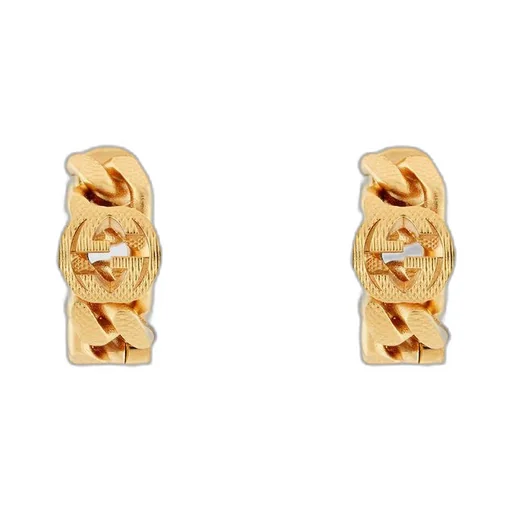 Gucci Interlocking hoop earrings