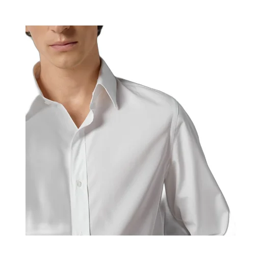 Cotton poplin shirt with Double G