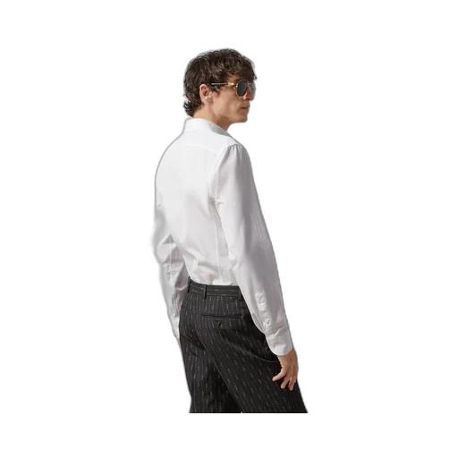 Cotton poplin shirt with Double G