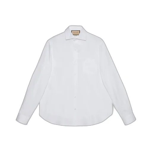 Cotton boxy shirt with Double G