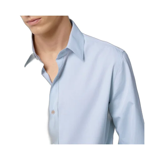 Cotton poplin shirt with Double G