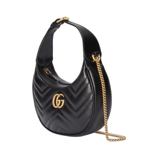GG Marmont half-moon-shaped mini bag