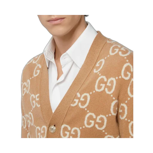 Cotton silk shirt with Double G