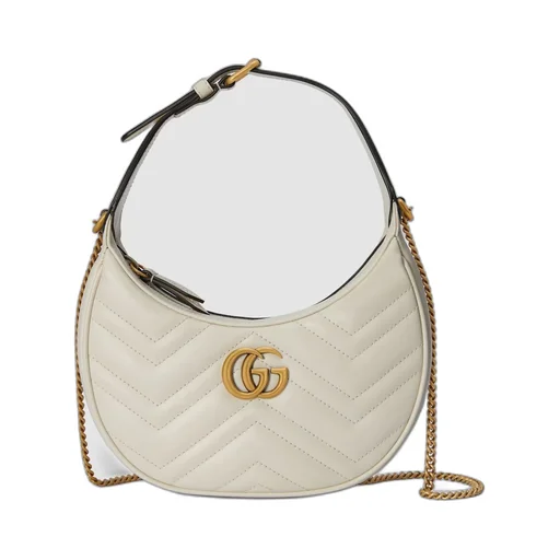 GG Marmont half-moon-shaped mini bag