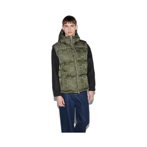 Jumbo GG canvas down vest