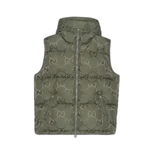 Jumbo GG canvas down vest