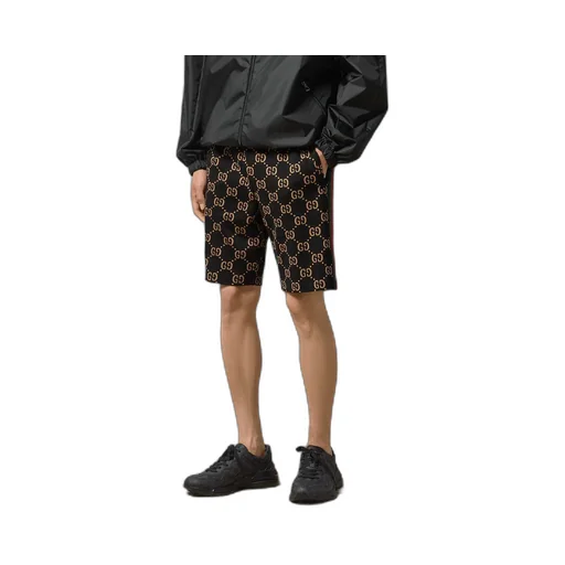 GG jersey cotton jogging shorts