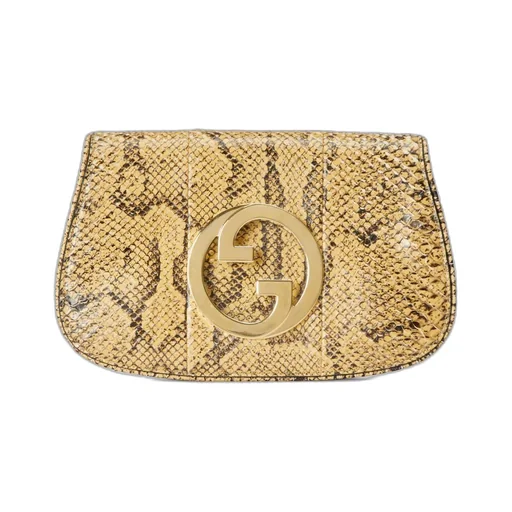 Gucci Blondie small python shoulder bag