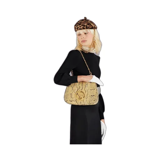 Gucci Blondie small python shoulder bag