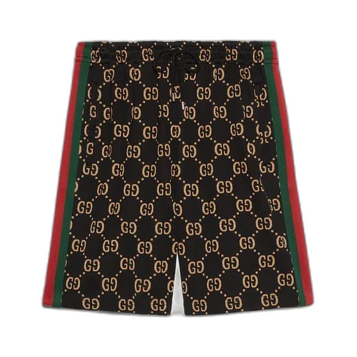 GG jersey cotton jogging shorts