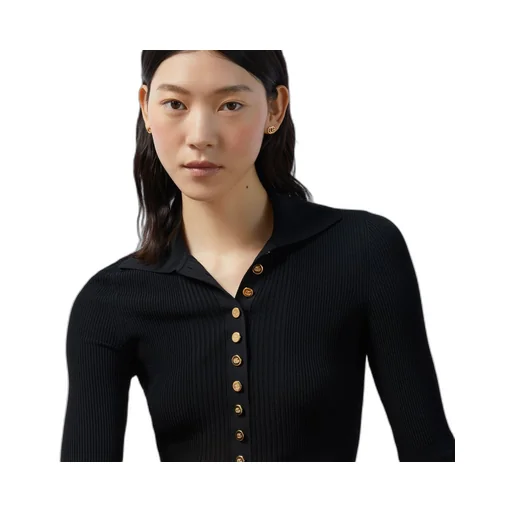 Extra fine viscose polo knit