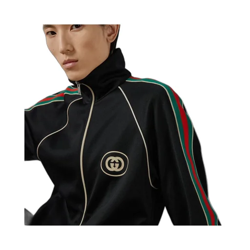 Technical jersey zip jacket