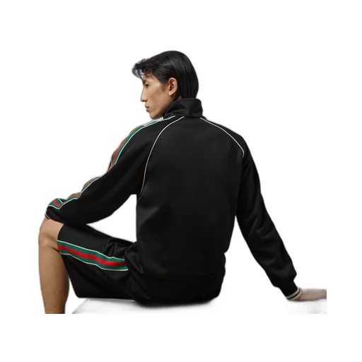 Technical jersey zip jacket