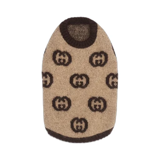 Pet wool blend jumper with Interlocking G