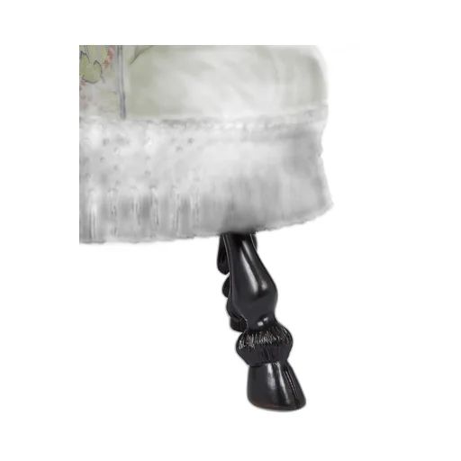 Floral jacquard armchair