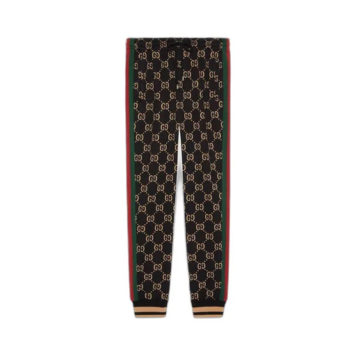 GG jersey cotton track bottoms