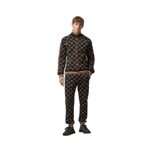 GG jersey cotton track bottoms