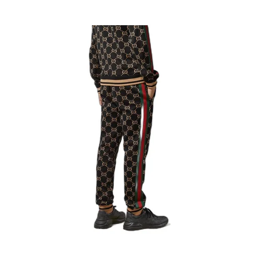 GG jersey cotton track bottoms
