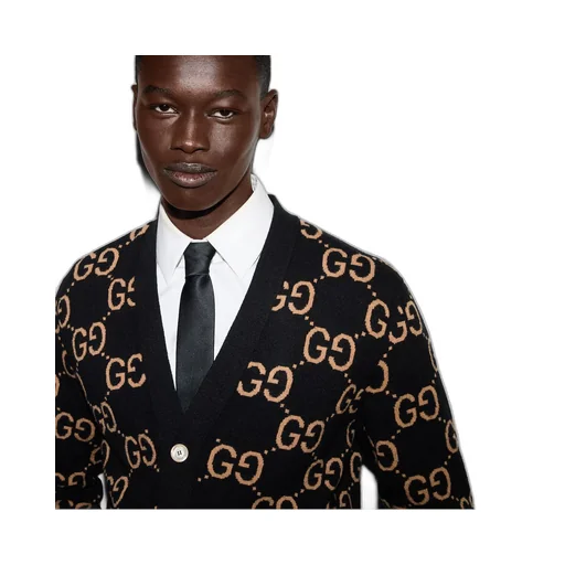 GG wool jacquard cardigan