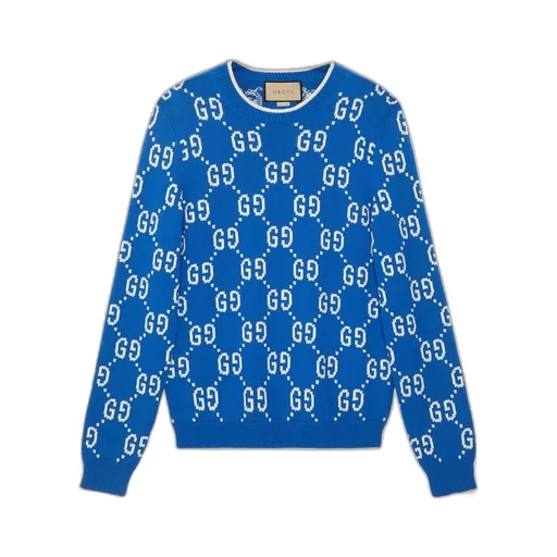 GG cotton intarsia jumper