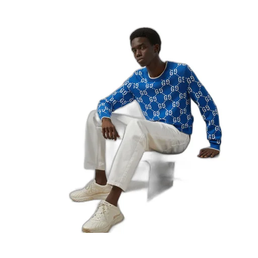 GG cotton intarsia jumper