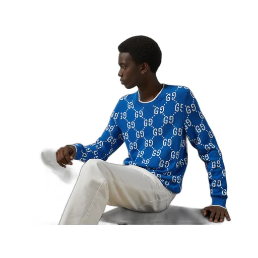 GG cotton intarsia jumper