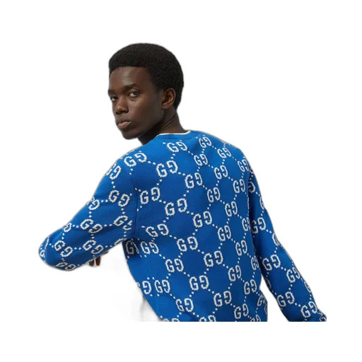 GG cotton intarsia jumper
