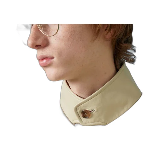 Leather bomber jacket