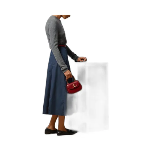 Cotton poplin skirt with Web