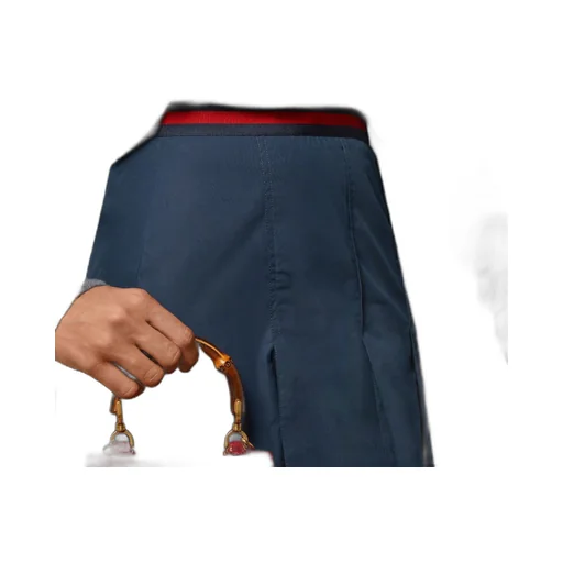 Cotton poplin skirt with Web