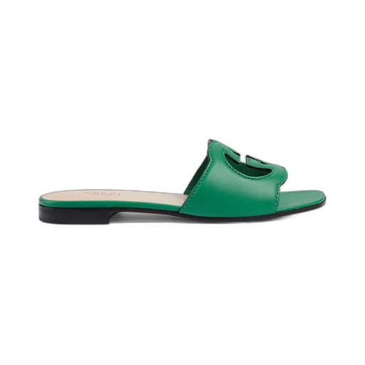 Women's Interlocking G cut-out slide sandal