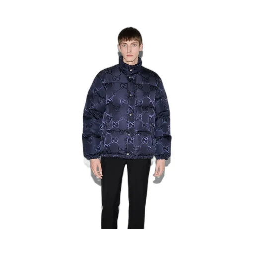 Jumbo GG canvas down jacket