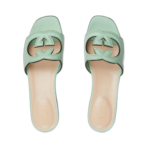 Women's Interlocking G cut-out sandal