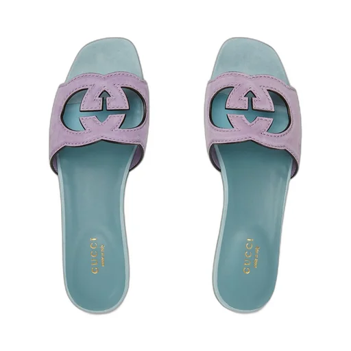 Women's Interlocking G cut-out sandal