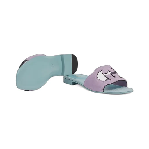 Women's Interlocking G cut-out sandal