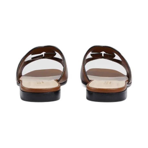 Women's Interlocking G cut-out slide sandal