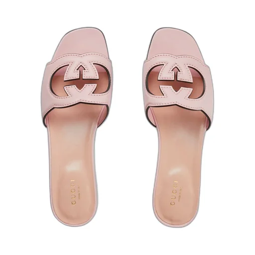 Women's Interlocking G cut-out sandal