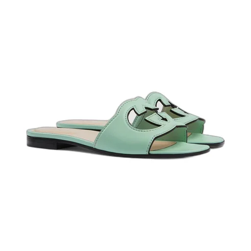 Women's Interlocking G cut-out sandal