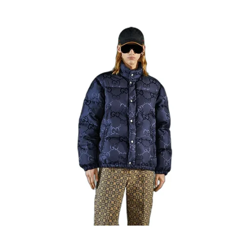 Jumbo GG canvas down jacket