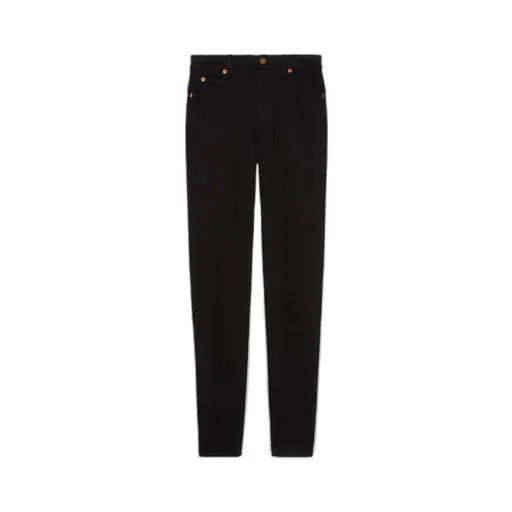 Denim trousers with Horsebit