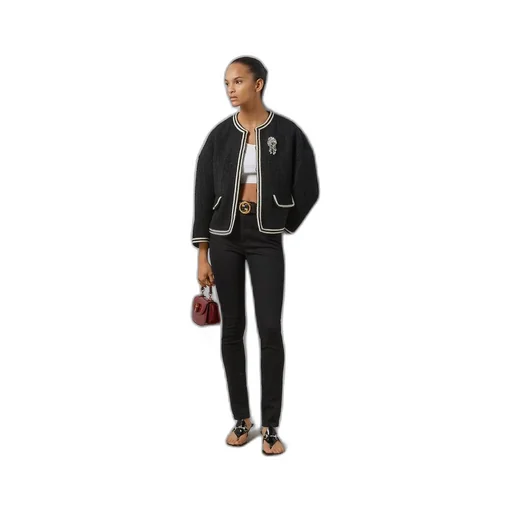 Denim trousers with Horsebit