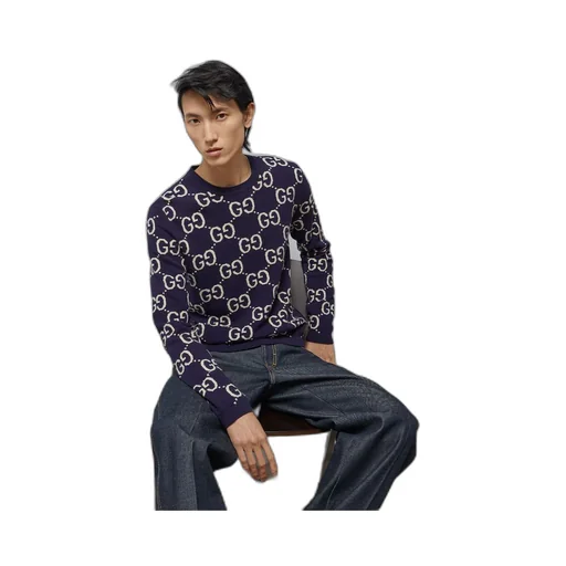 GG wool jacquard jumper