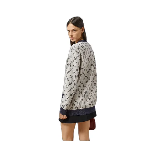 GG cotton jacquard cardigan