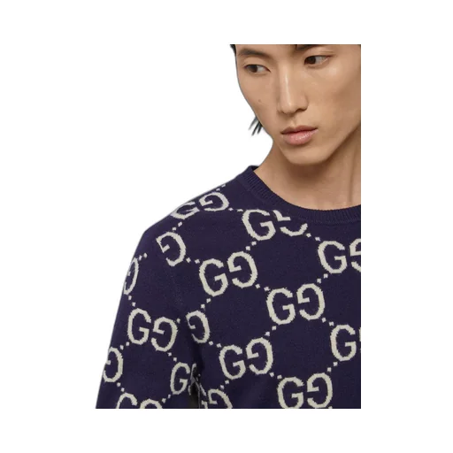 GG wool jacquard jumper